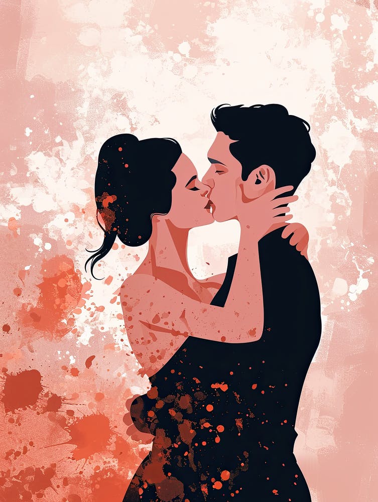 Couple Kissing, Valentine's Day Series 1