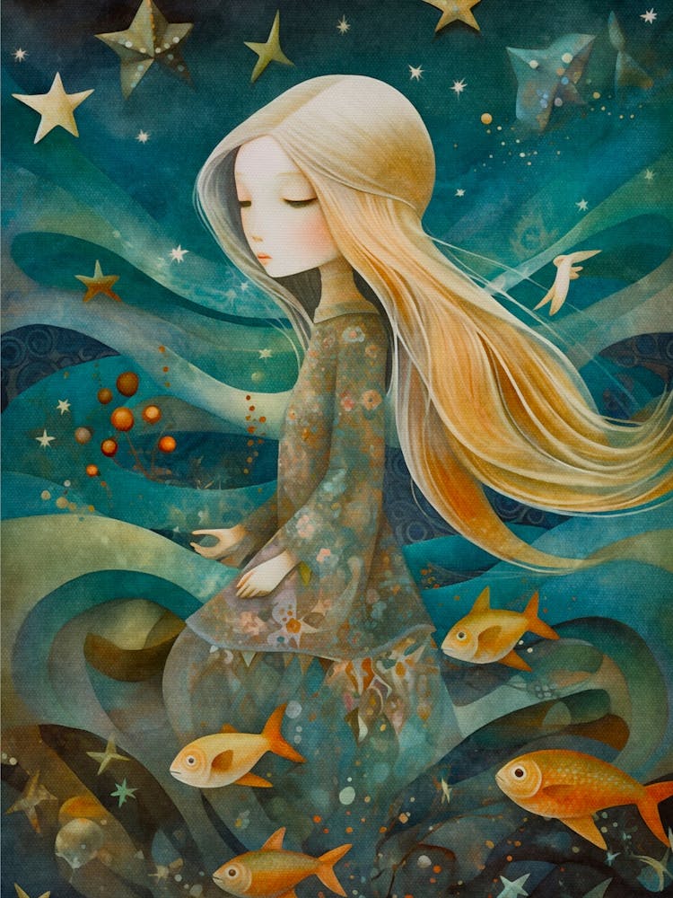 Girl In The Sea