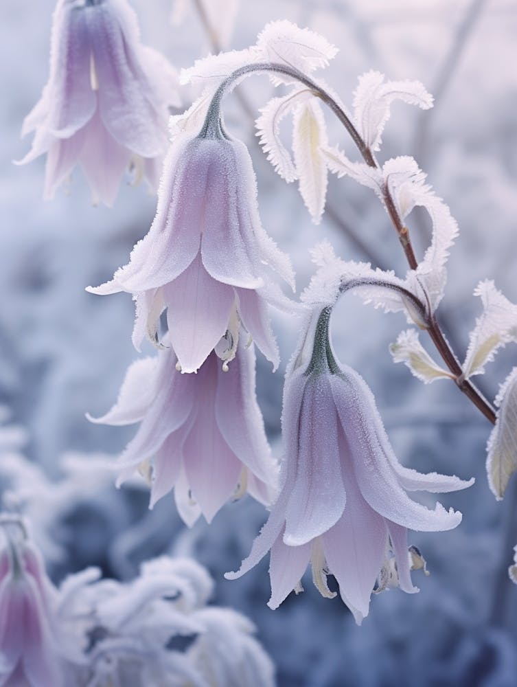 Frosty Botanical Canterbury Bells 2