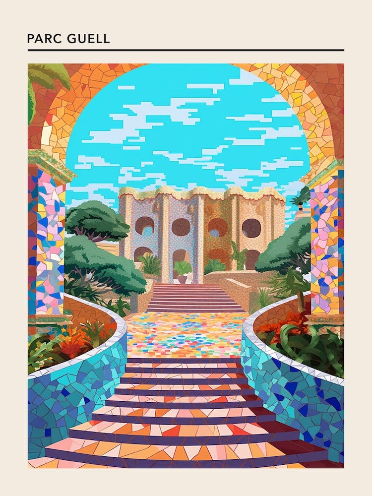 Parc Guell Barcelona Spain