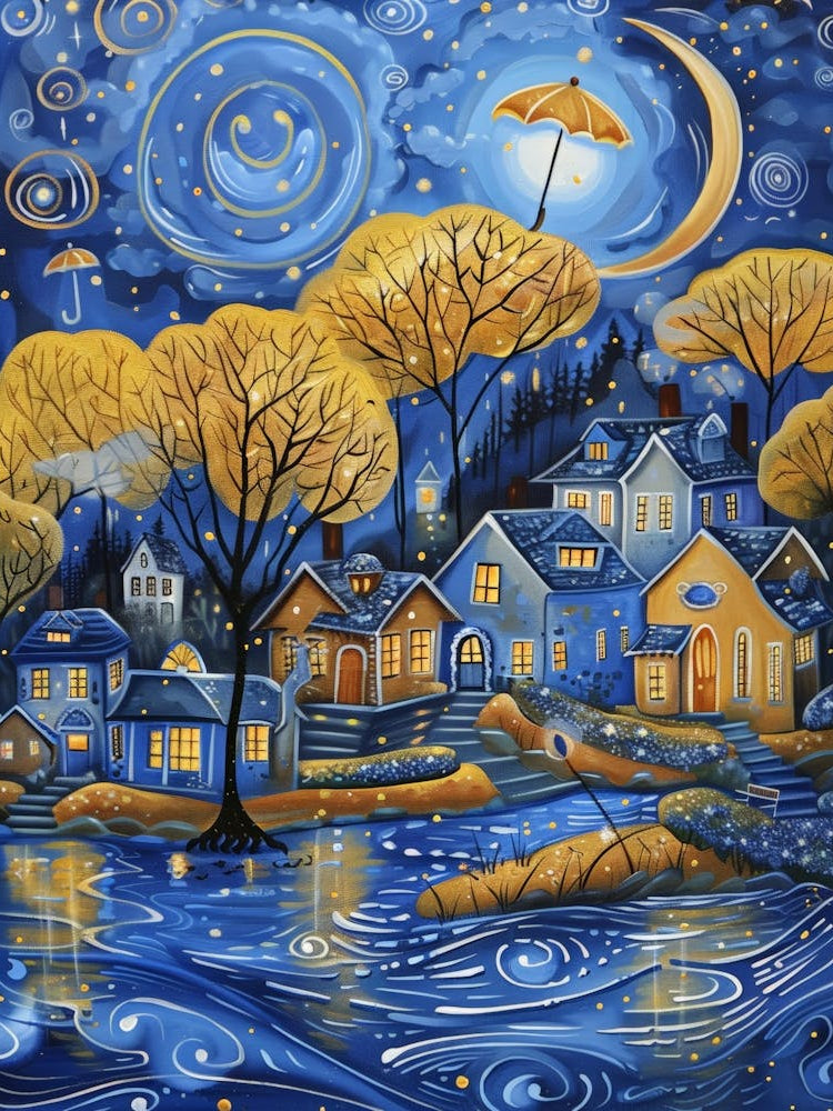 Night In The Village 1