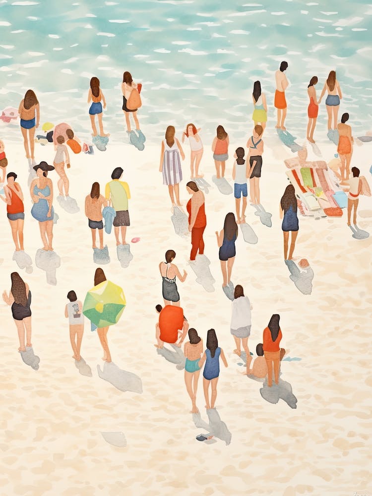 Happy Summer Day On The Beach 2