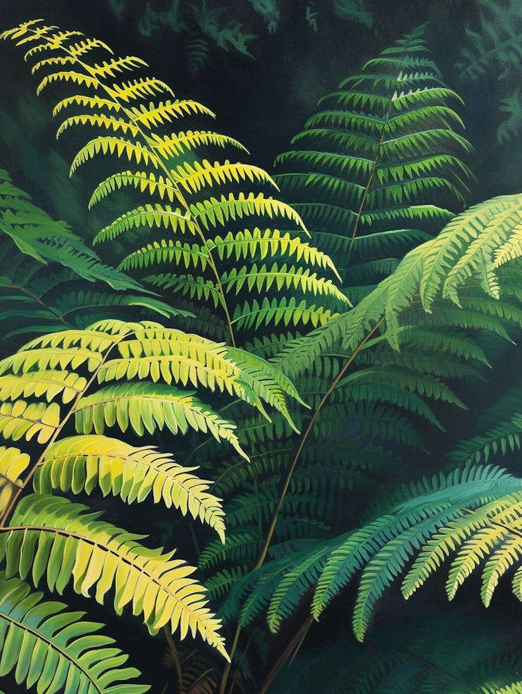Giant Chain Fern Painting 3