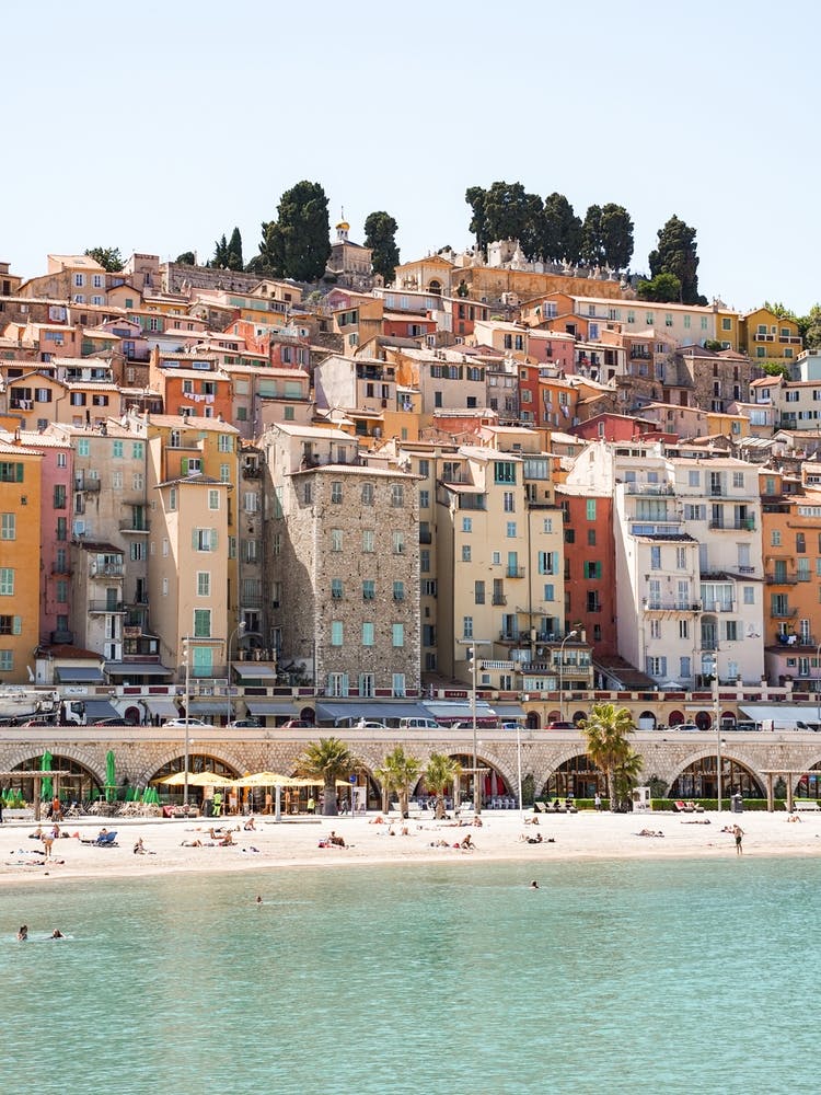 Coast Of Menton France