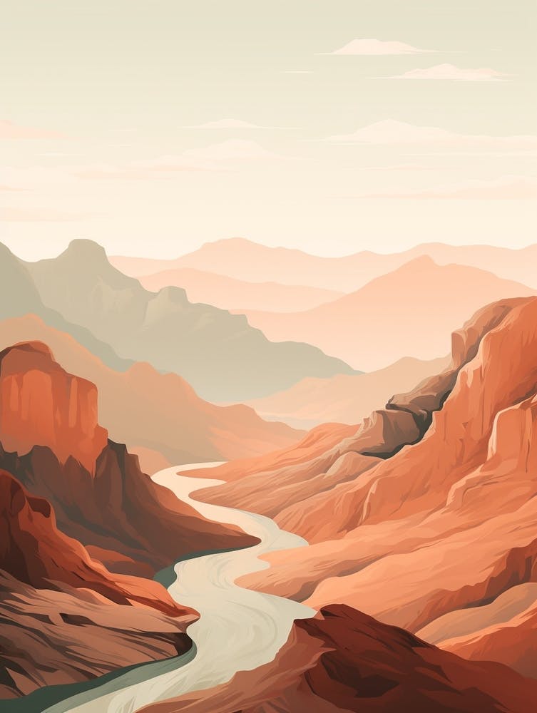 Copper Canyon Mexico Hiking Trail Landscape