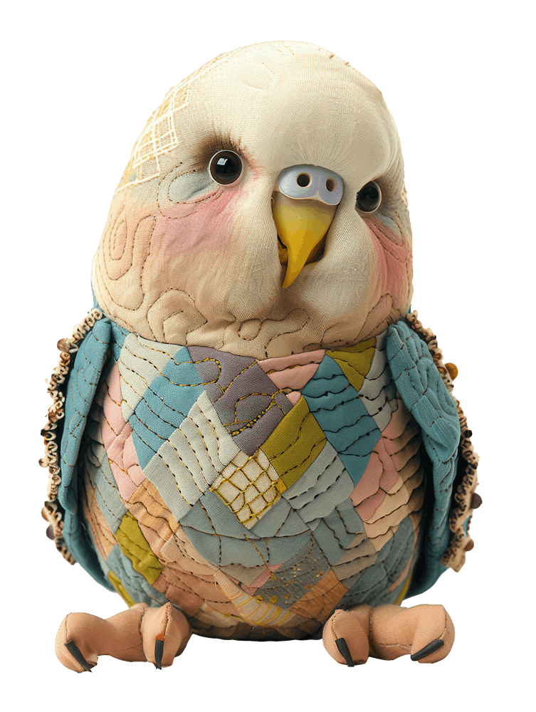 Quilted Budgerigar 4