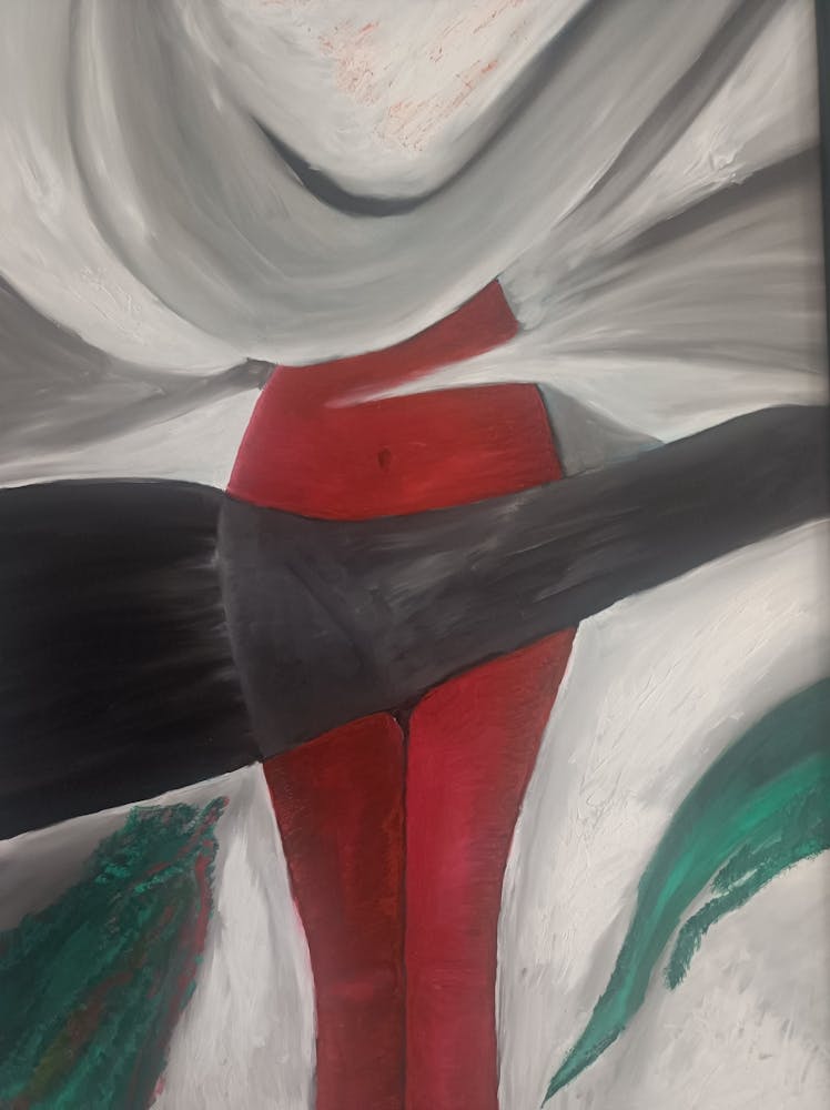 Woman In Red