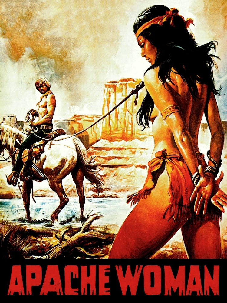 Movie Poster, Western, Apache Woman