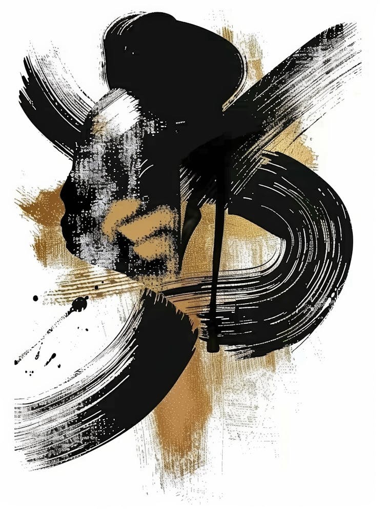 Asian Brushstrokes 3