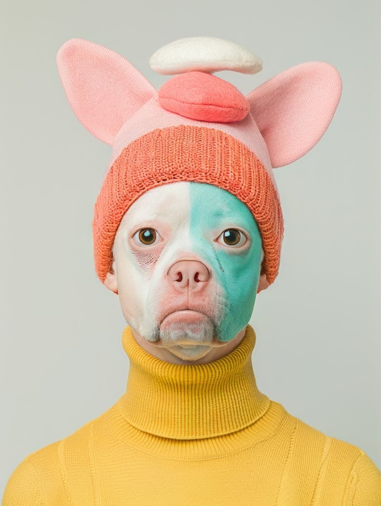 Ap Surreal Human Dog Portrait 3 August 2024