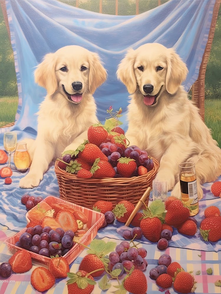 Puppies Picnic Kitsch 4