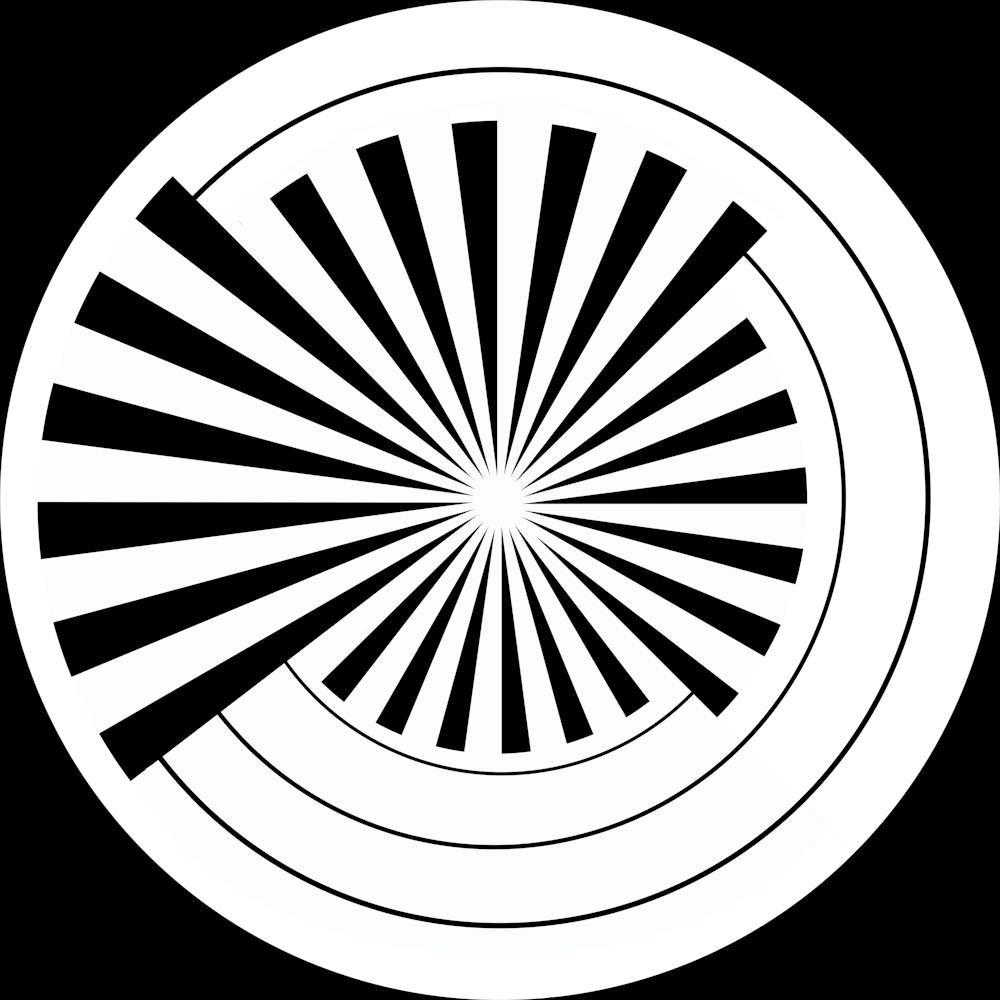 Abstrakter Sonnenstrahl