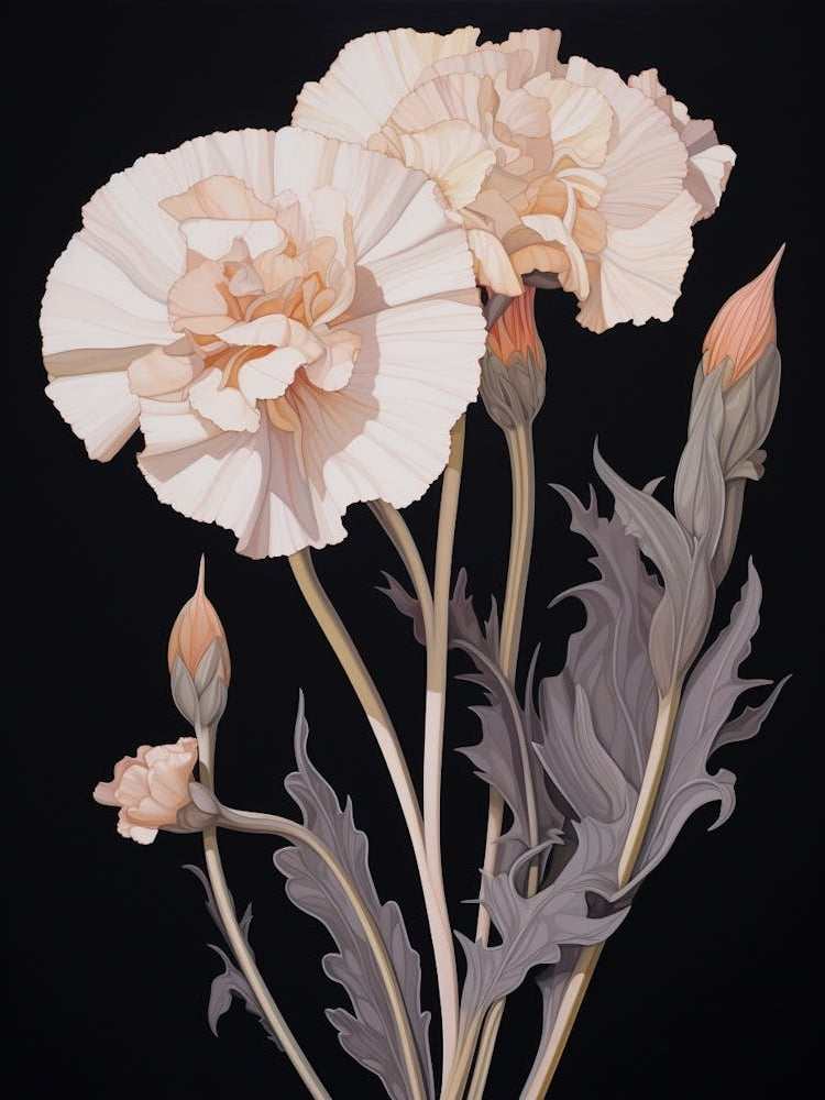 Flower Illustration Carnation Dianthus 7