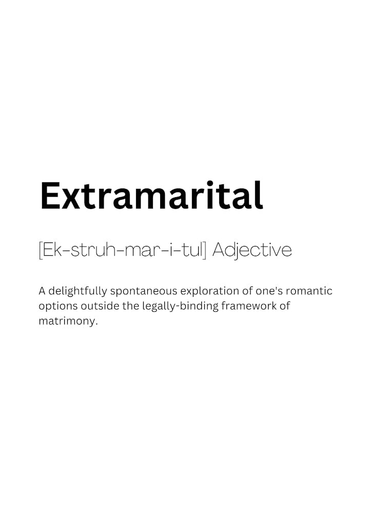 Extramarital Definition Meaning 1