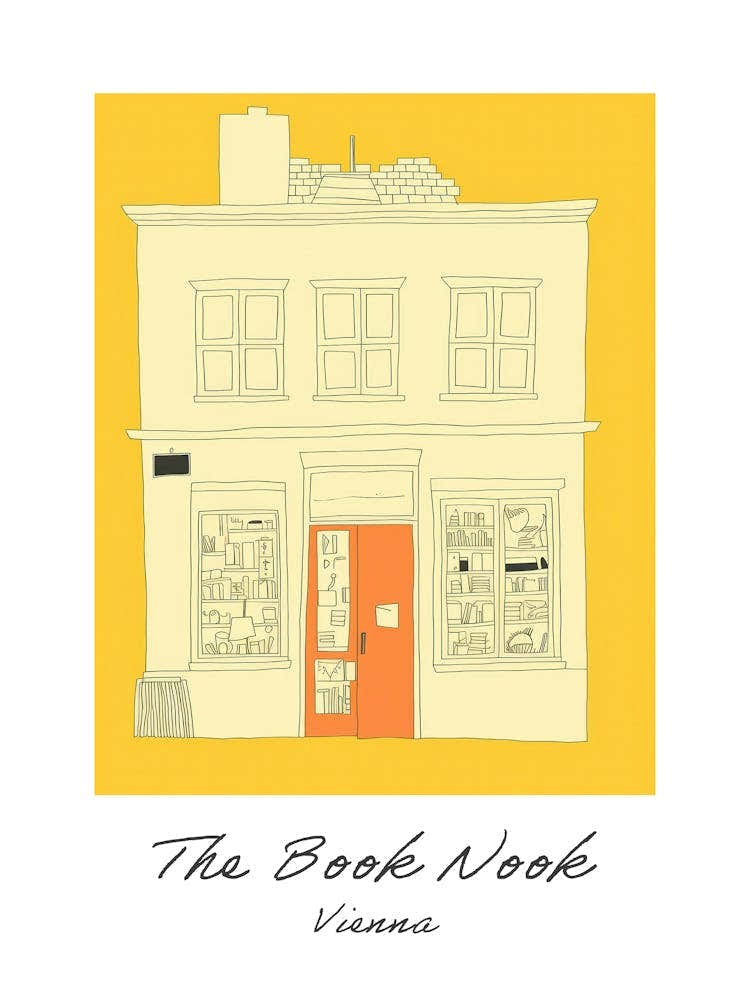 Vienna The Book Nook Pastel Colours 2 Poster