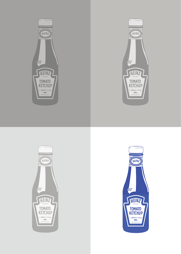 Heinz Ketchup Blue