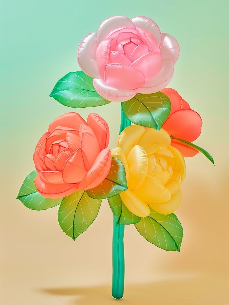 Dreamy Inflatable Flowers Camellia 2