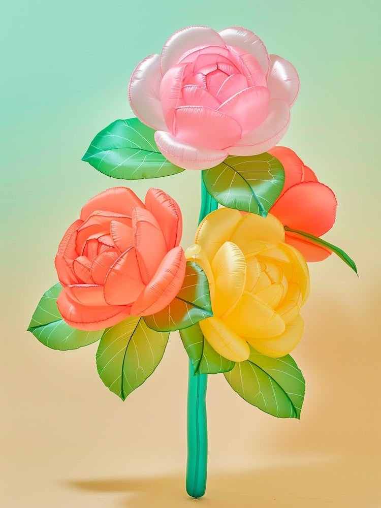 Dreamy Inflatable Flowers Camellia 2