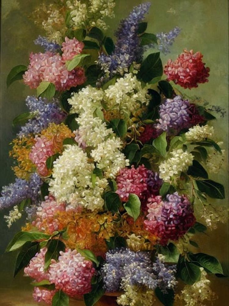 Lilac Painting 1 Flower