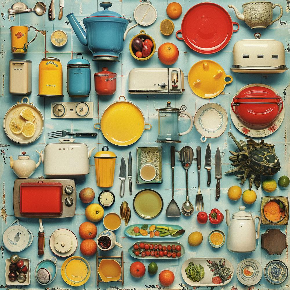 Collection Of Kitchen Utensils