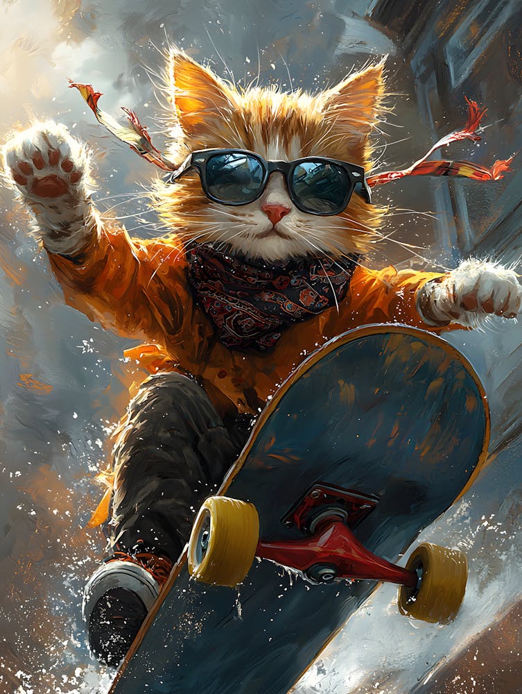 Skateboard Cat 2