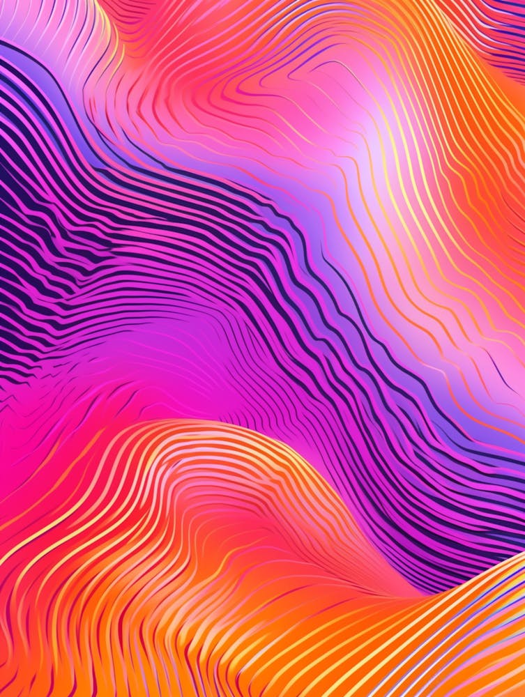Colorful Wavy Lines