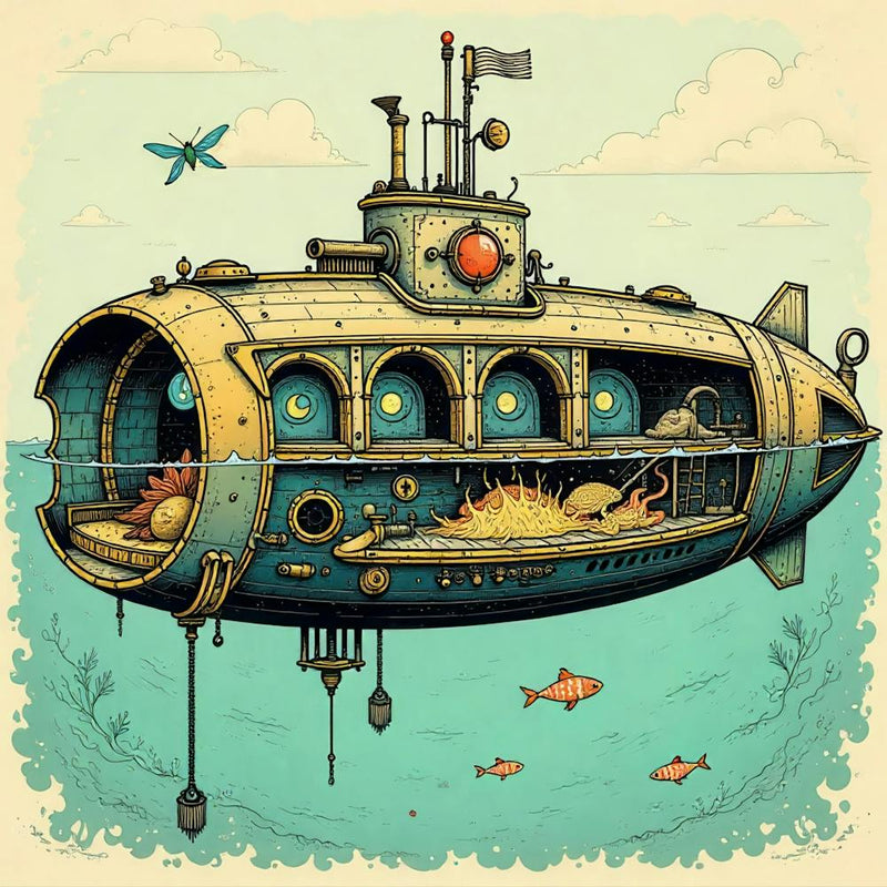 Submarine In The Ocean 1