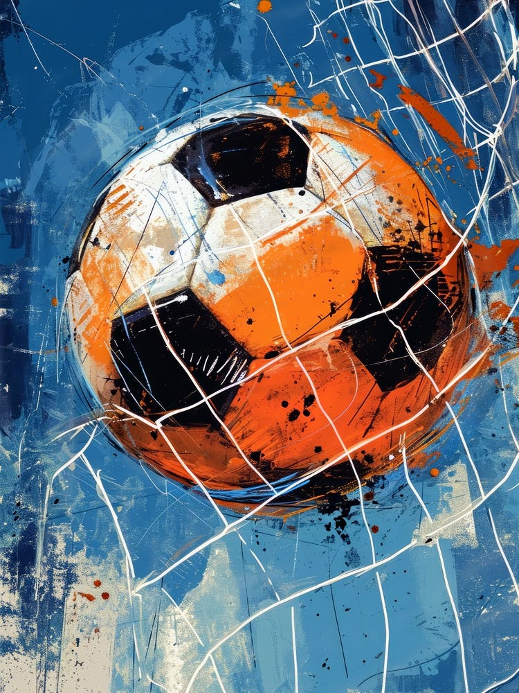 Soccer Ball In Net sport football