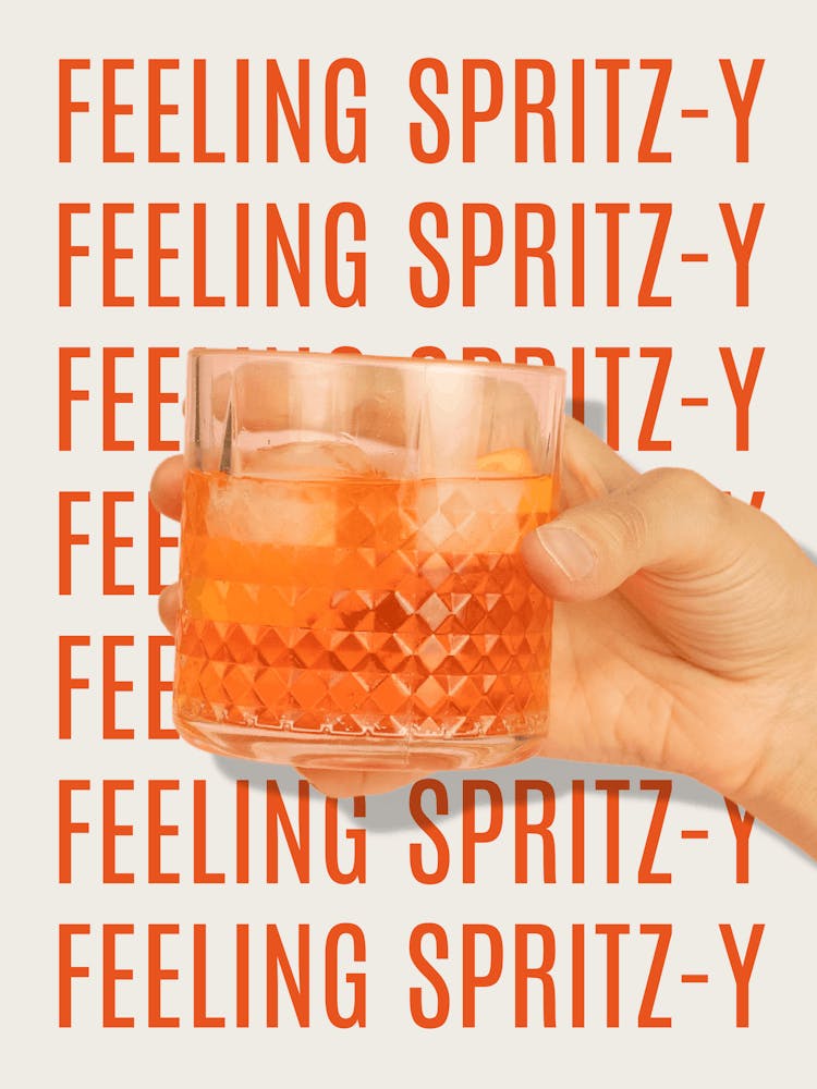 Aperol Spritz | Feeling Spritzy Bar Cart Trendy Retro Kitchen