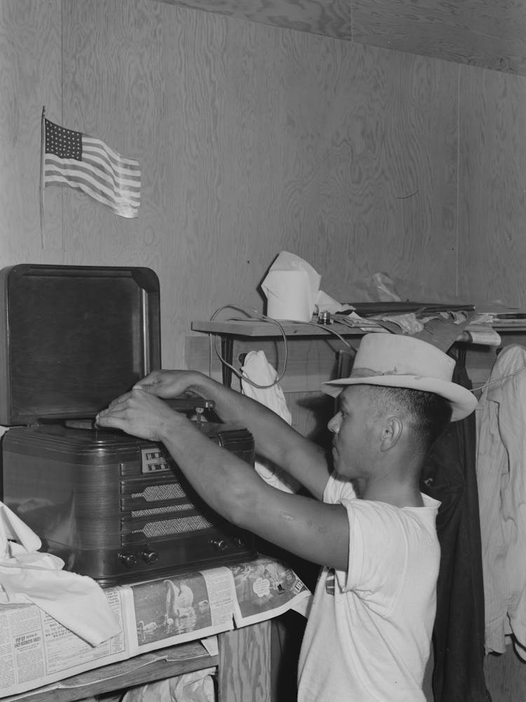 Twin Falls, Idaho, Fsa (Farm Security Administration) Farm Workers Camp, Japanese Farm Worker Who Lives At The