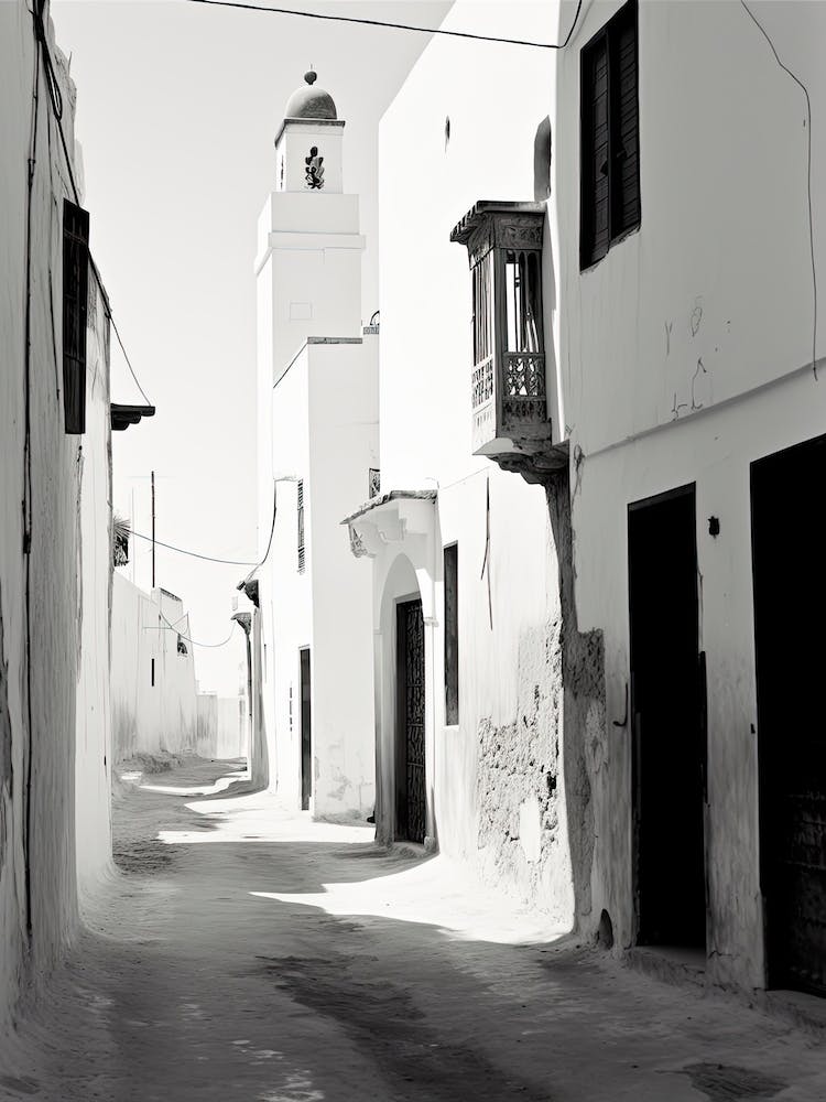 Essaouira, Morocco, Black And White Photography 1