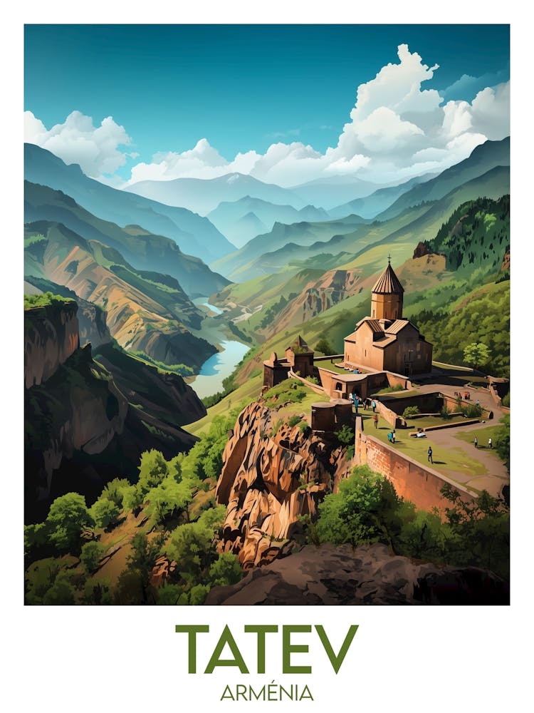 Affiche de voyage Tatev