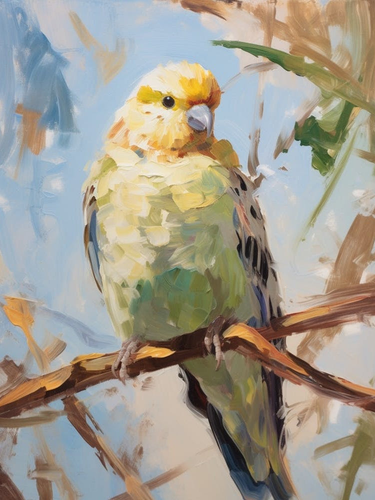 Bird Painting Budgerigar 3