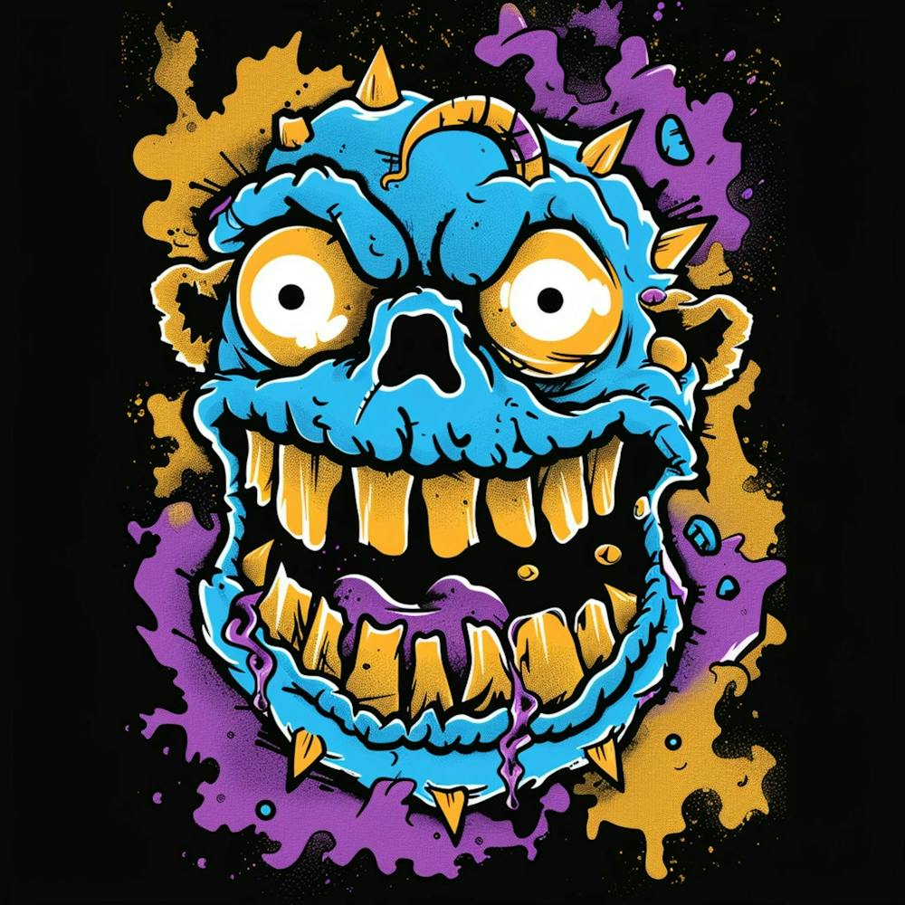Splatter Skull