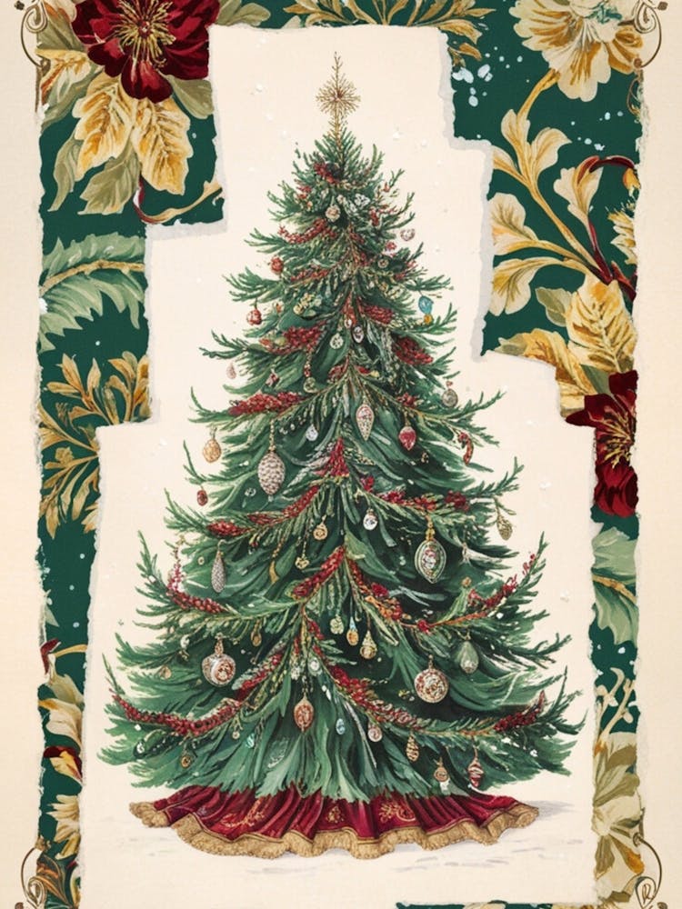 William Morris Christmas Tree 53