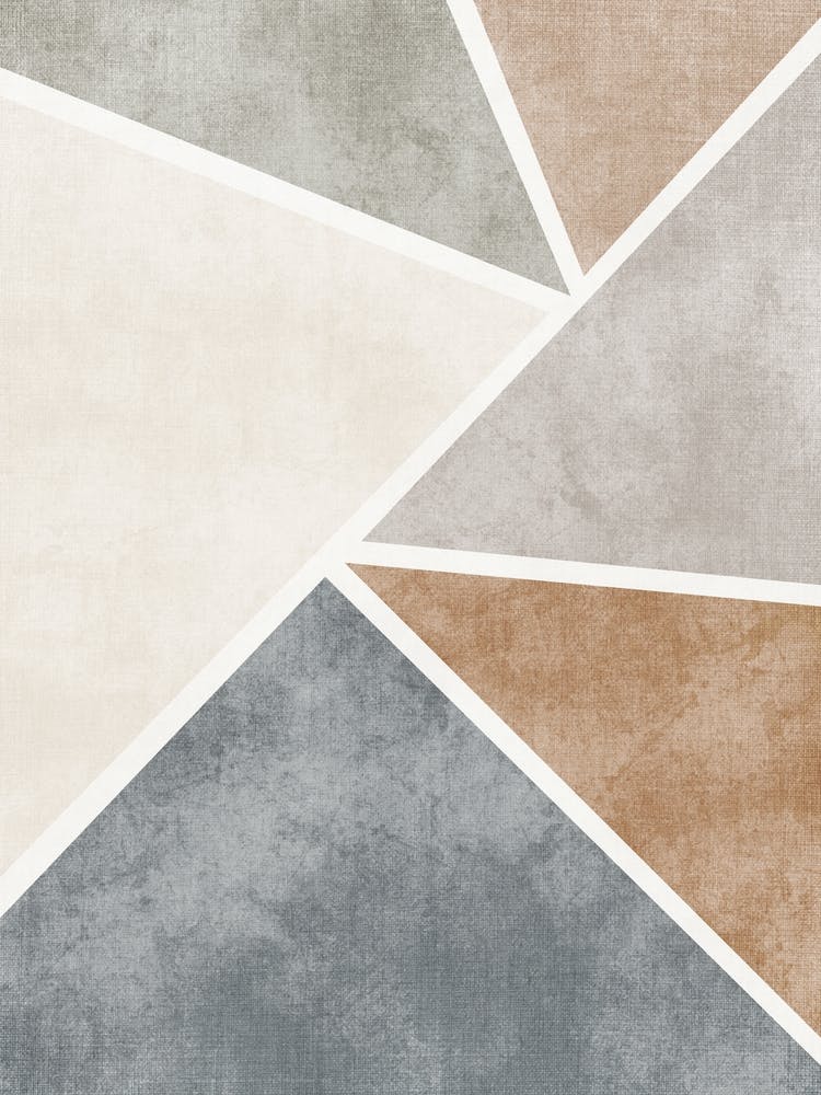 Abstract Triangles Textured