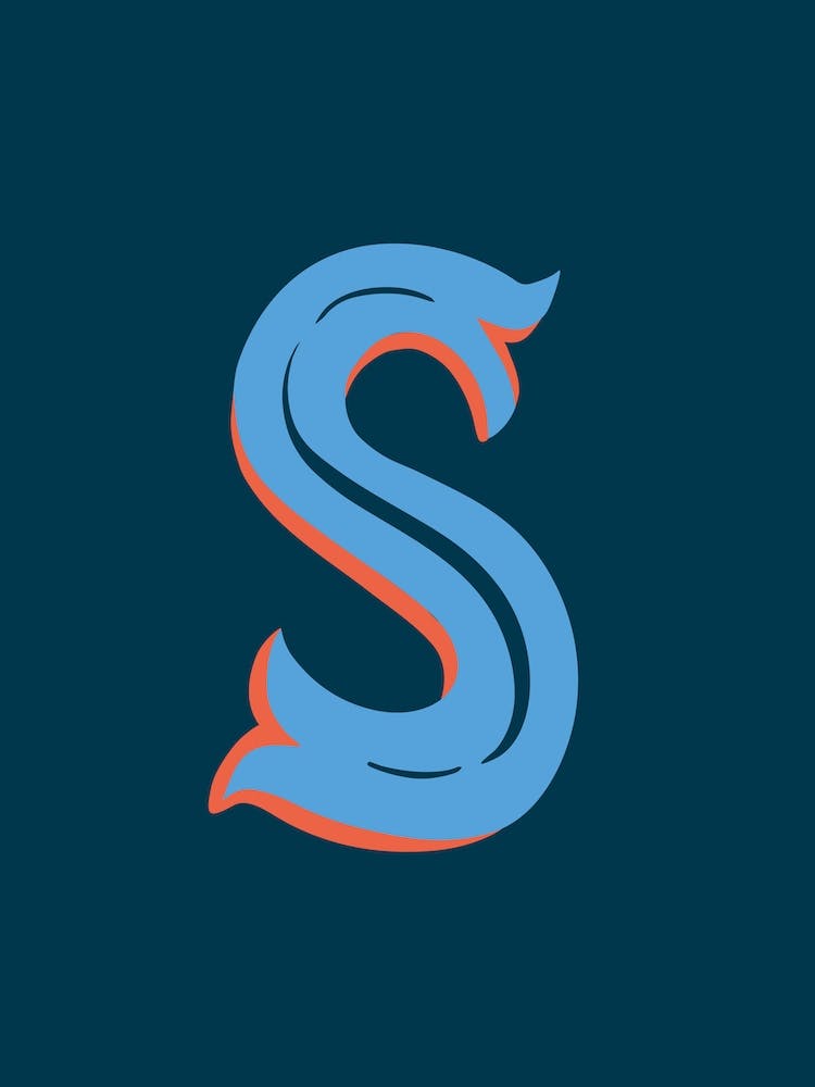 Letter S Typographic