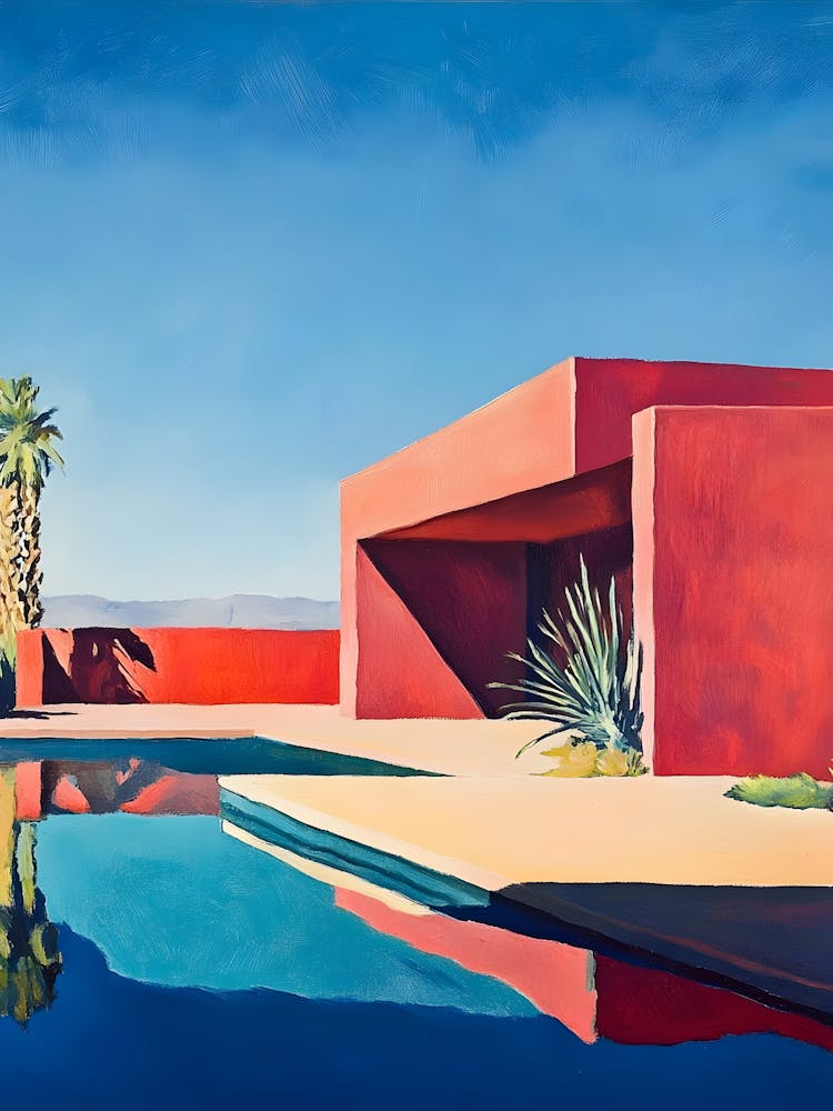 Red House In Palm Springs