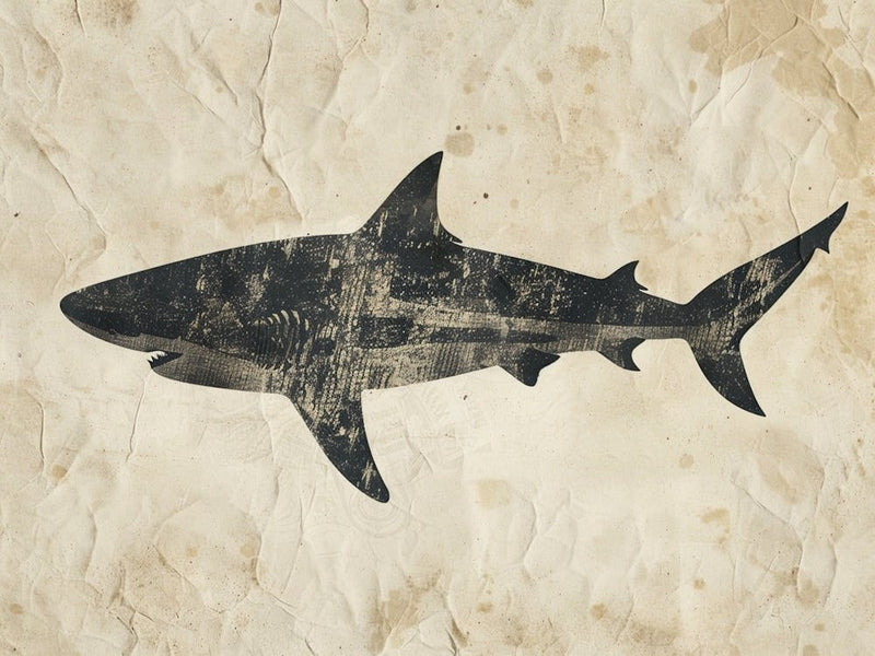 Whale Shark Grey Silhouette 2