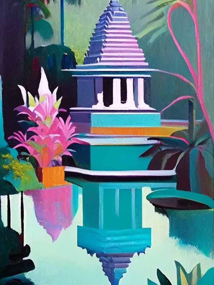 Tirta Gangga, Indonesia Abstract Still Life