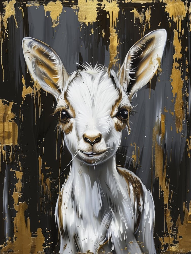 Baby Goat Canvas Print