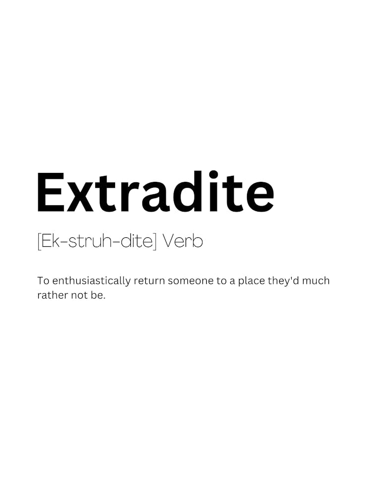 Extradite Definition Meaning 1