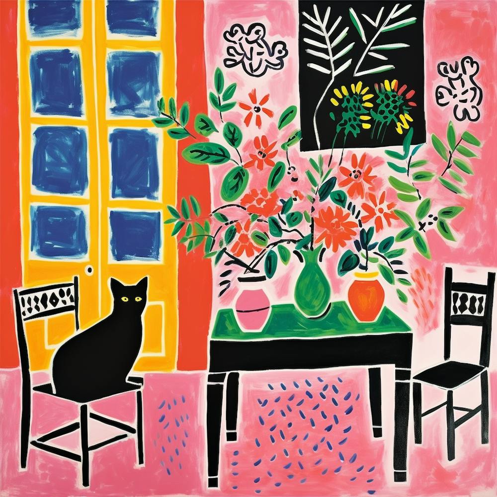 Cat In The Dining Room 10