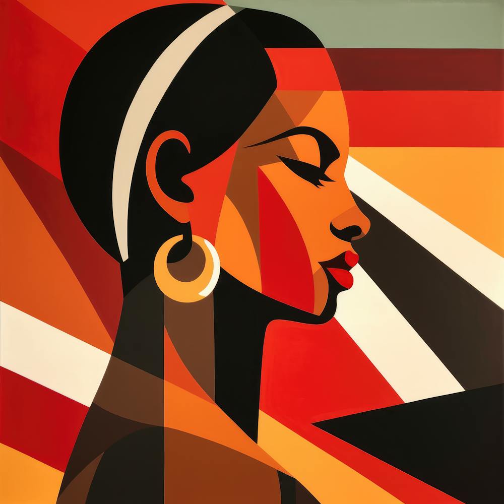 Bauhaus Jamaikanische Frau 04
