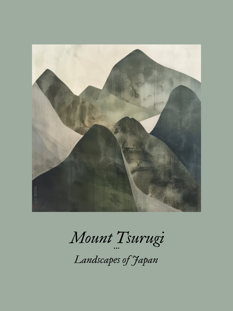 Landscapes Of Japan Mount Tsurugi