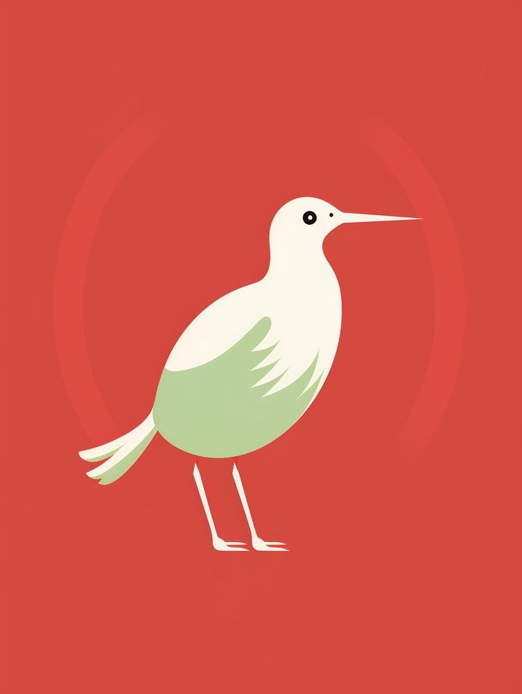 Minimalist Kiwi 2 Illustration
