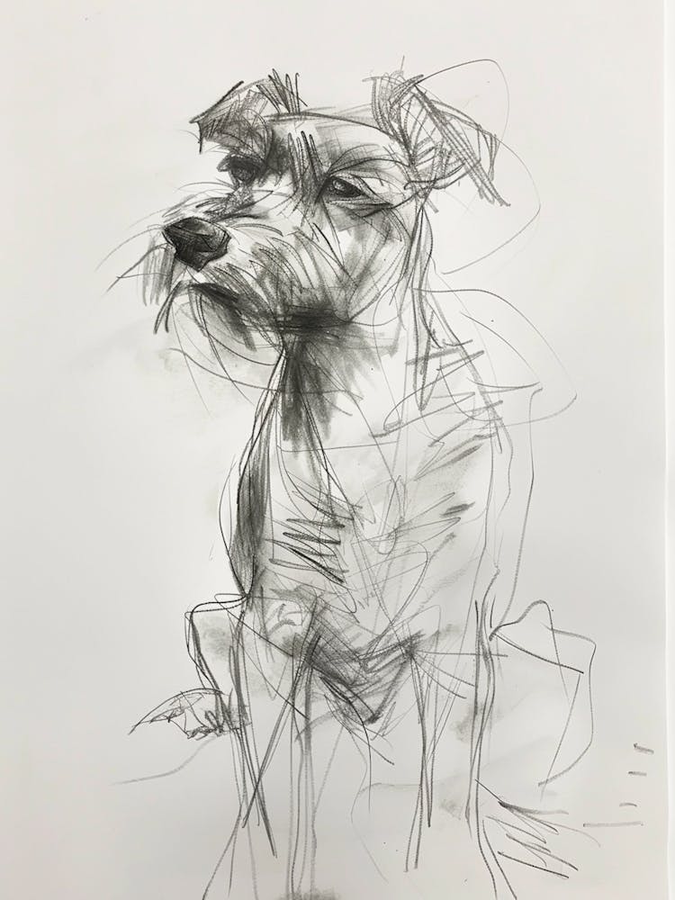 Berger Picard Dog Charcoal Line 2
