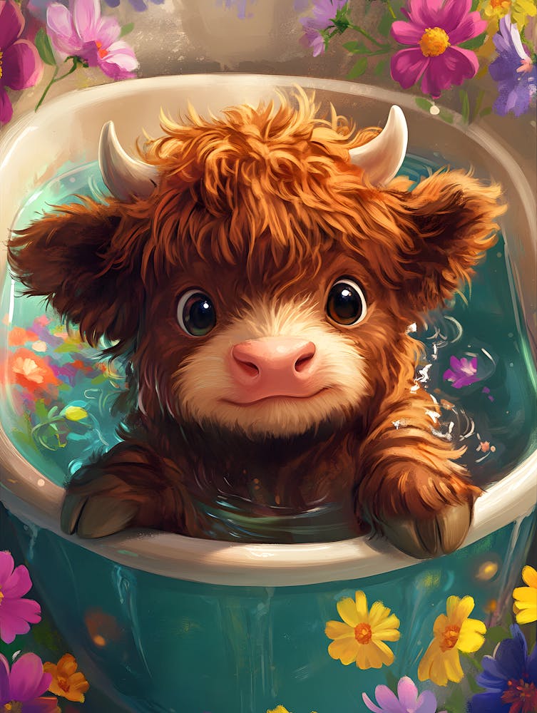 Cow In A Tub 9