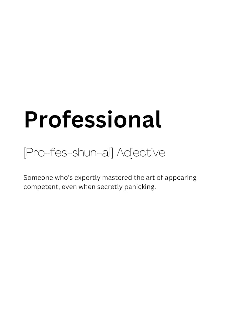 Professional Definition Meaning 1