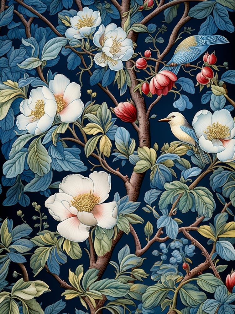Victorian Floral Wallpaper 4